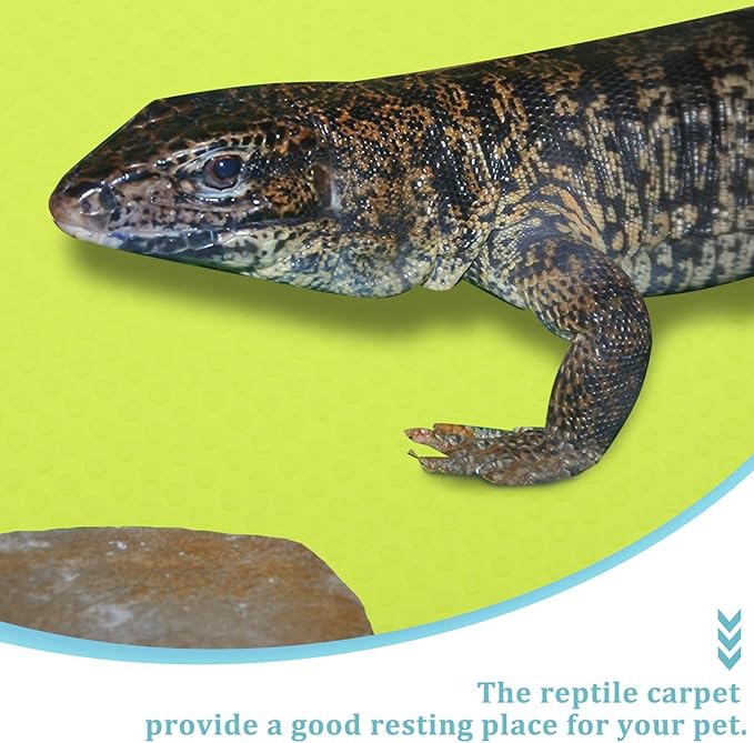 Crawling Blanket Reptile Carpet Reptile Substrate Mat Reptile Supplies Leopard Print Bedding Gecko Bedding Mat Bearded Dragon Accessories Snake Cage Accessories Reptile Cage Carpet