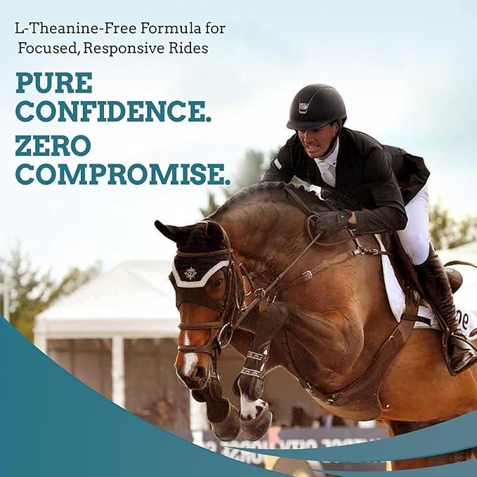 SynNutra Equine SynChill Pure – Non-Sedative Disposition Support for Horses – Plant-Based, L-Theanine-Free Formula for Calm, Confident Performance – 100% Natural & Competition Safe