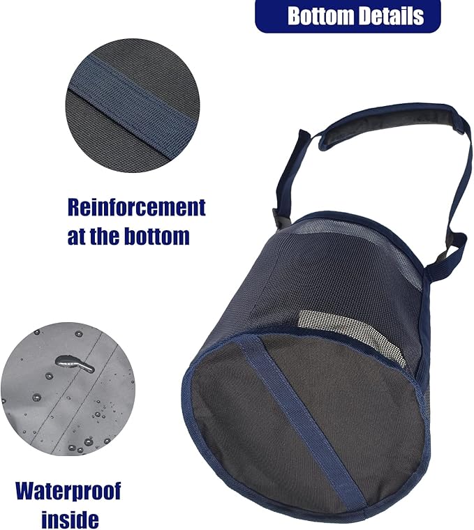 Horse Feed Bag for Grain - Heavy Duty Mesh Horse Feeder with Adjustable Strap,Comfort Neck Pad,Nose Pad Horse Muzzle Feed Bag(Medium,Pink)