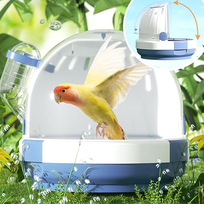 Portable Clear Bird Parrots Transport Cage Window Carrier Bag Breathable Bird Carrier Travel Bag Parrots Travel Cage