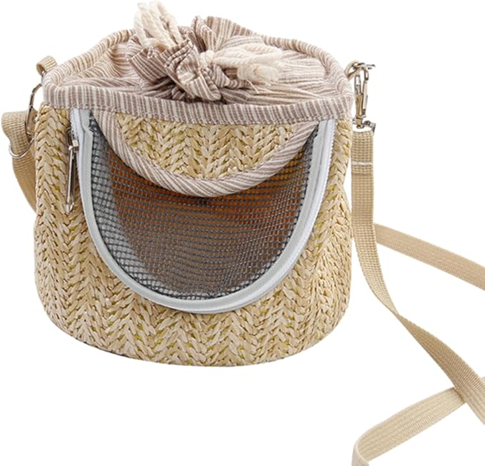 Trendy and Functional Bird Carrying Bag - Breathable Parrot Hiking Carrier with Shoulder Strap | Ideal for Small Pet Animals