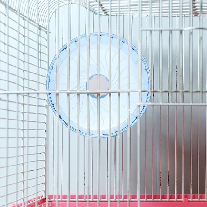MERRYHAPY Hamster Wheel for Guinea Pig Chinchilla Gerbils Quiet Running Wheel Toy for Pets Hamster Toys for Cage Exercise and Activity