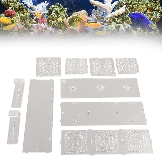 Fish Breeding Box, Acrylic Transparent Fish Breeding Isolation Box Aquarium Hatchery Incubator Holder Fish Separation Breeder Box, with Hook and Sucker Design (30CM*10CM*10CM)