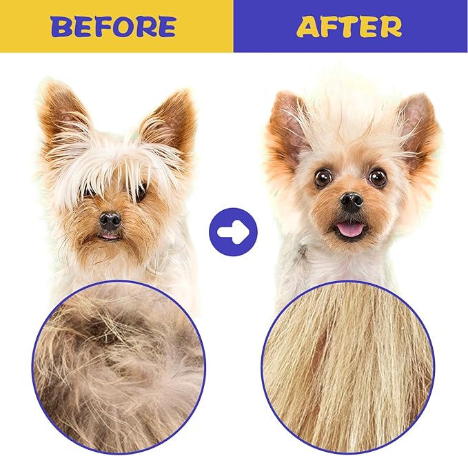 Flea Comb for Cats with Handle, 4 Pcs Flea Brush Tear Stain Comb Grooming Face and Matted Hair Paws Pet Lice Comb for Small, Medium & Large Cat Dog Kitten Rabbit