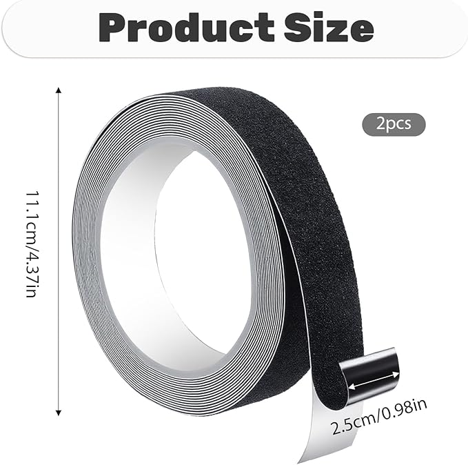 Anti Slip Traction Tape for Small Pet Exercise, 2 Pack 16.4 ft Sandy Trimmer Strip Wheel Hamster Running Glider Exercise Wheel Flying Saucer Exercises Wheeles for Dog Squirrel Chinchilla Guinea Pig