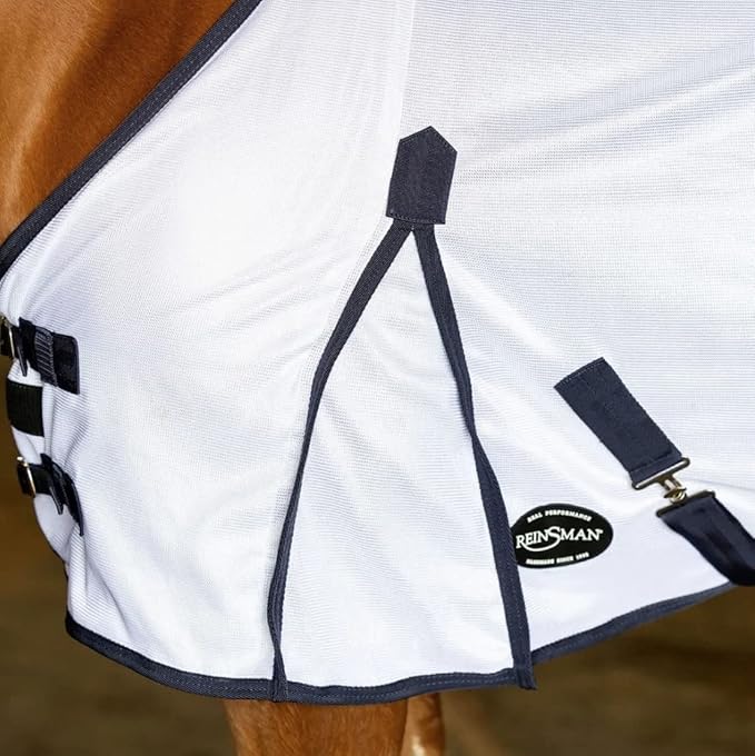 Tack Shack of Ocala- Reinsman Circle Y Breathable Mesh Fly Sheet, Fly Sheet for Horses, Mesh Fly Sheet, Fly Sheet, Breathable Comfy Fly Sheet (72)