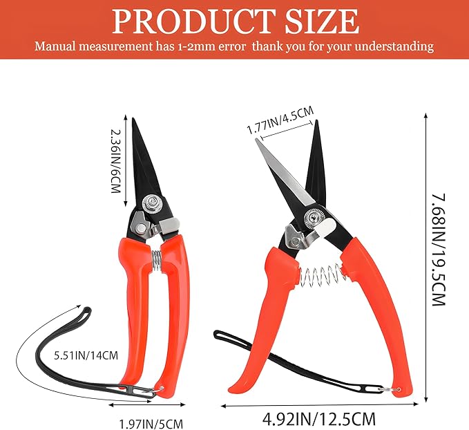 Goat Hoof Trimmers,Professional Hoof Care Trimming Shears Nail Clippers for Sheep,Goats,Alpaca,Lamb,Horse,Pig Hooves Multi-Purpose Pruning Versatile Steel Trimmer for Twig and Floral Scissor Tool
