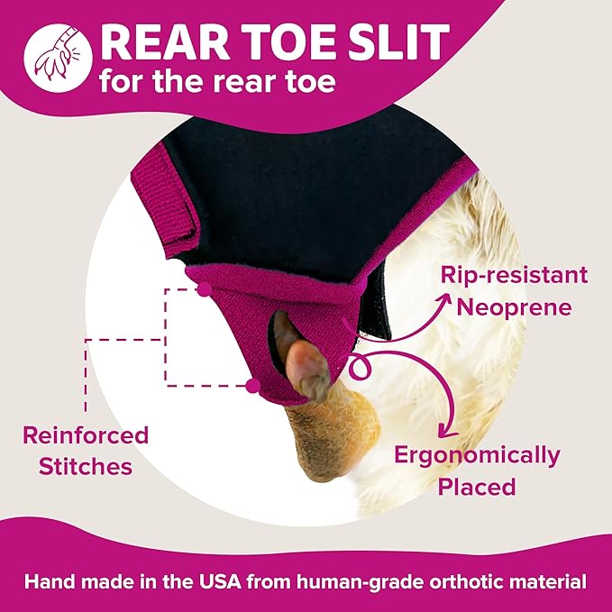 Duck Shoes for Injured Feet – Protective Neoprene Footwear for Ducks, Protective Shoes for Birds with Injured feet, Bumblefoot Relief - Medium, 3.5” Max. Inside Width - Pink