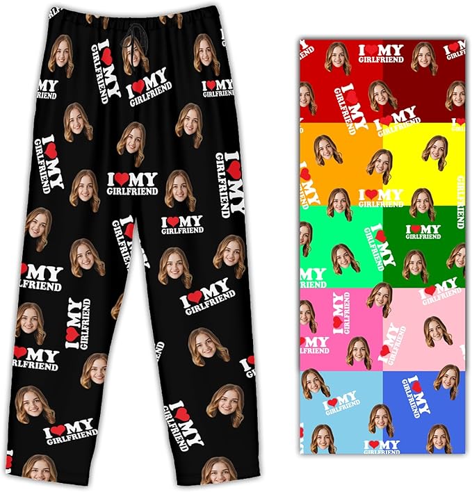 Personalized Pajama Pants For Men Women Custom Pajama Pants With Face Custom Face Pajamas Funny Customized Gifts