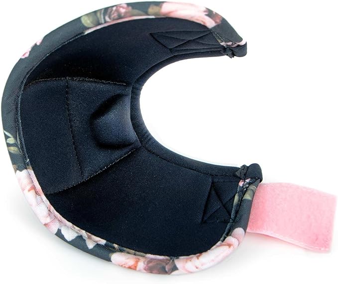 Jeffers Expression No Turn Bell Boots for Horses - Rose Garden, Medium | Shock Absorbing Hoof Protection | Secure Double Hook & Loop Closure, Perfect for Turnout, Training, & Riding - 1 Pair