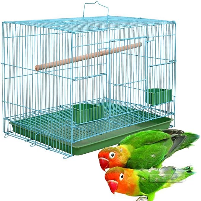 Small Bird Cage,for Small Birds and Canaries,Portable Bird Carrier,Equipped Feeders,Portable Birds Carrier,for Parakeets
