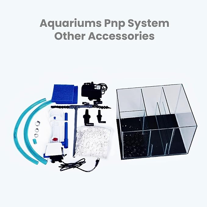 90G 90 Gallon Starfire Rimless SC Aquariums 36x24x24 12mm Pnp System with Built-in Overflow