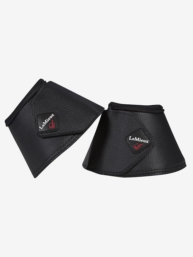LeMieux Leather WrapRound Overreach Horse Boots - Over Reach or Bell Boots for Horses - Protective Gear and Training Equipment - Equine Boots, Wraps & Accessories