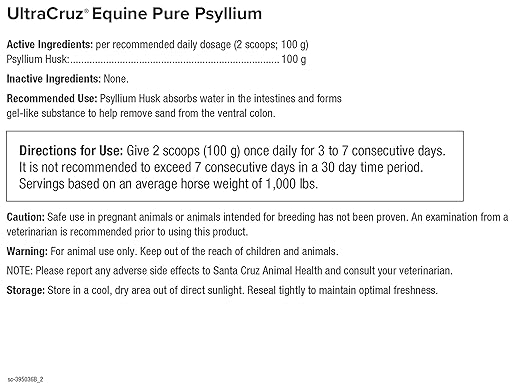 UltraCruz® Equine Pure Psyllium, 10 lb