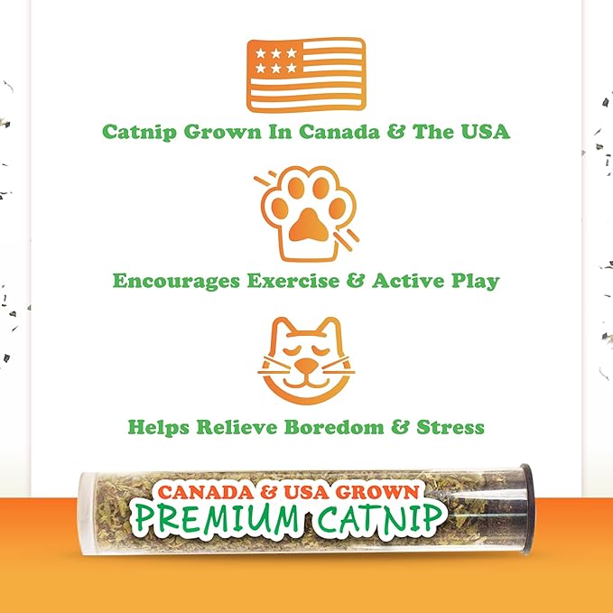 Meowijuana Get Nogged | Eggnog & Get Frosted Sugar Cookies | Refillable Interactive Catnip Toy | Catnip Grown in North America