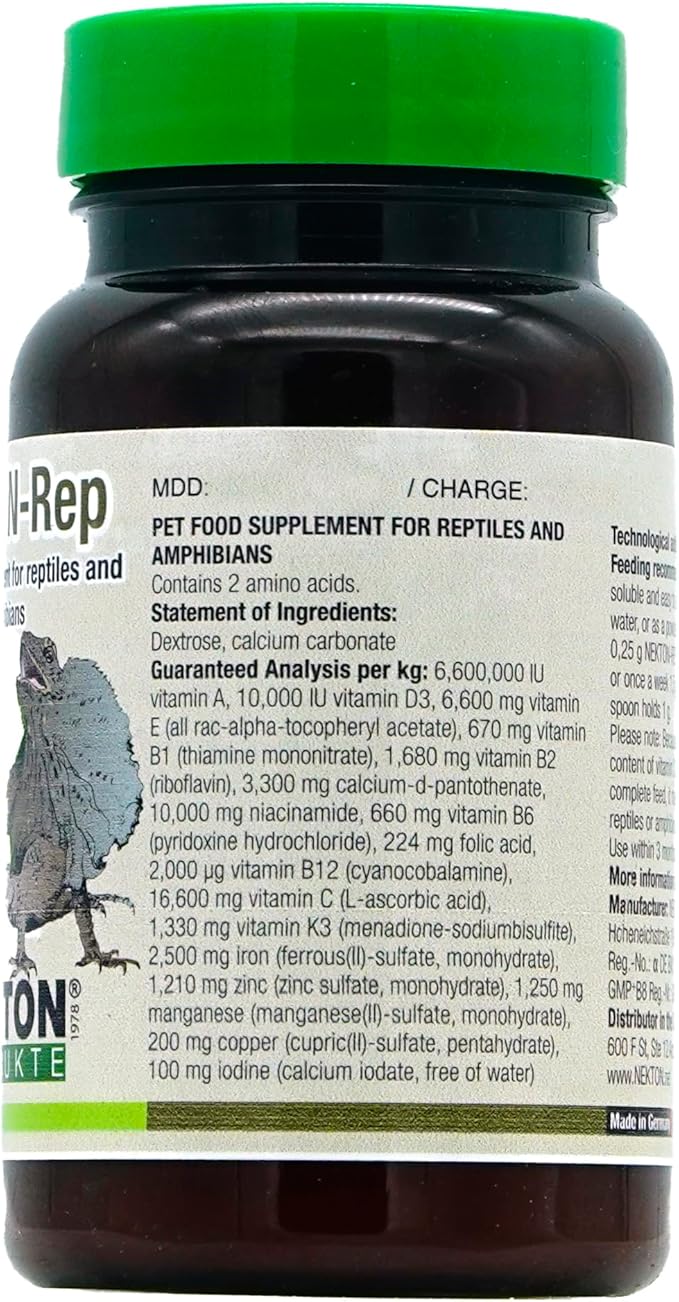 Nekton-Rep Vitamin Mineral Supplement for Reptiles and amphibians, 75gm