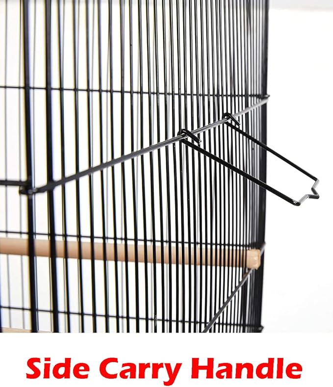 Lot of Breeding Flight Bird Cage for Aviaries Canaries Budgies Finches Lovebird Parakeet (30"x18"x18" Black)