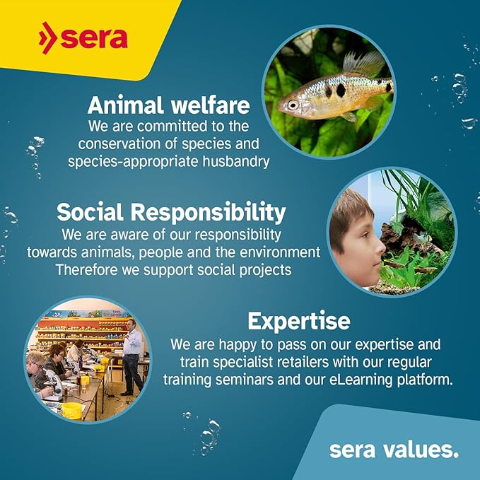 Sera Discus Granules 1000ml (14,8 fl oz) | Main Feed for All Discus & Ornamental Fish | Rich in Aquatic Proteins & Minerals | No Dyes or Preservatives | Boosts Growth