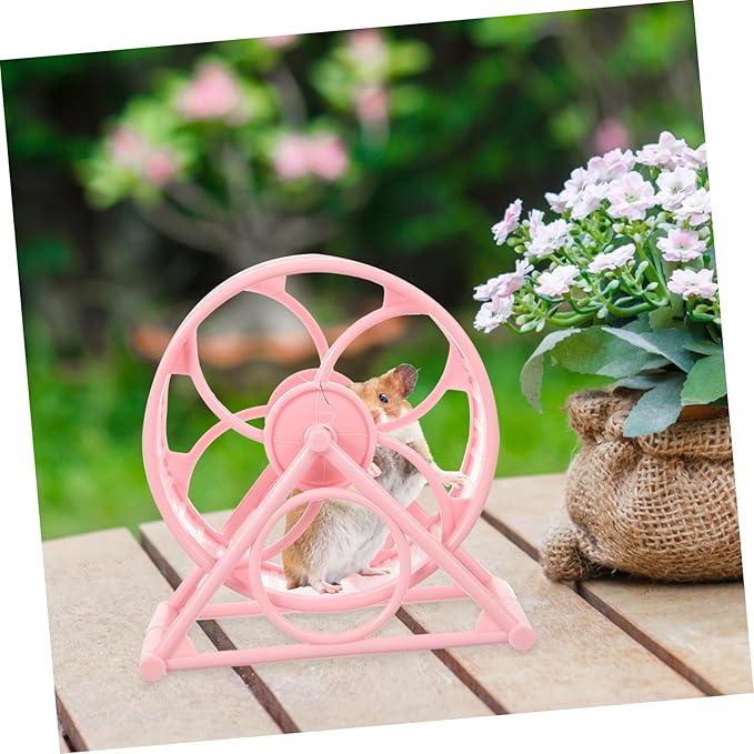 Milisten Silent Hamster Running Wheel Quiet Exercise Treadmill for Pets for Hamsters Guinea Pigs and Chinchillas Enhance Activity Reduce Boredom