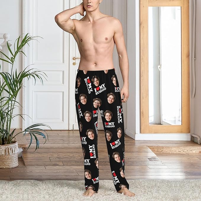 Personalized Pajama Pants For Men Women Custom Pajama Pants With Face Custom Face Pajamas Funny Customized Gifts