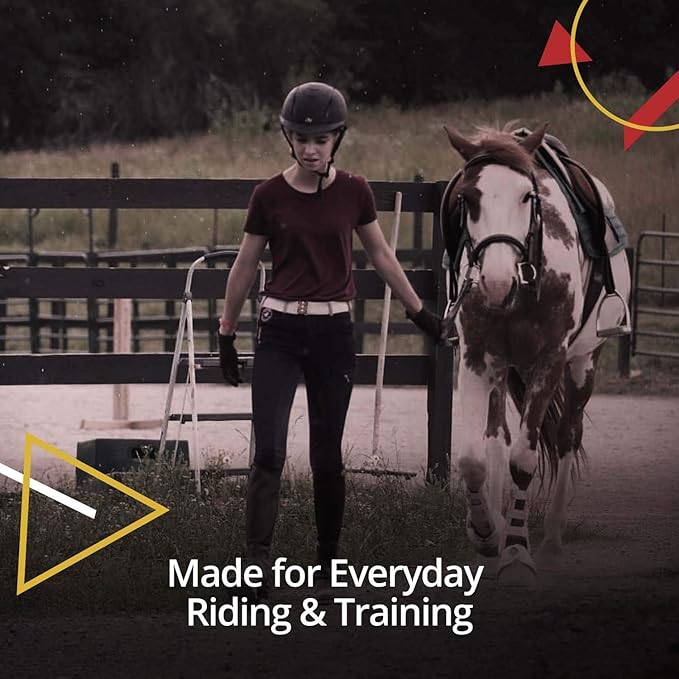Kavallerie Classic Tendon Boots, Impact-Absorbing Material, Breathable & Evenly Distribute Pressure, Protect Tendon and Ligaments, Anti-Slip, Anti- Sore and Moisture Repellant Show Jumping Boots