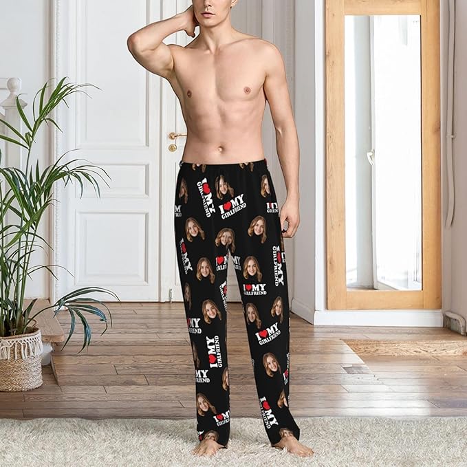 Personalized Pajama Pants For Men Women Custom Pajama Pants With Face Custom Face Pajamas Funny Customized Gifts