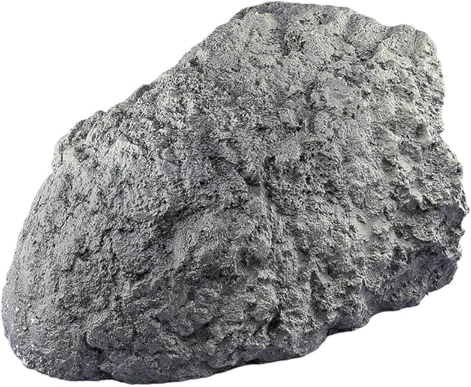 MODERNJOE'S Rock Hideout Caves for Reptile and Amphibians. Decorative Resin for Aquariums & Terrariums. Perfect for Lizards,Snakes,Frogs,Turtles,Geckos,Bearded Dragons - Large(9.3 x 9.3 x 5.7 inches)