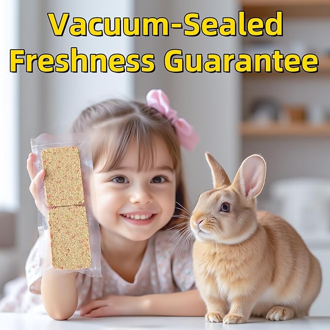 Rabbit Treat Bunny Food 20pcs Rabbits Chew Toy Bunny Crispy Snack for Clean Teeth Hamster Timothy Hay Chips Herbal Flowers Grinding Guinea Pig Dental Care Squirrel Gerbil Chinchilla Chipmunk