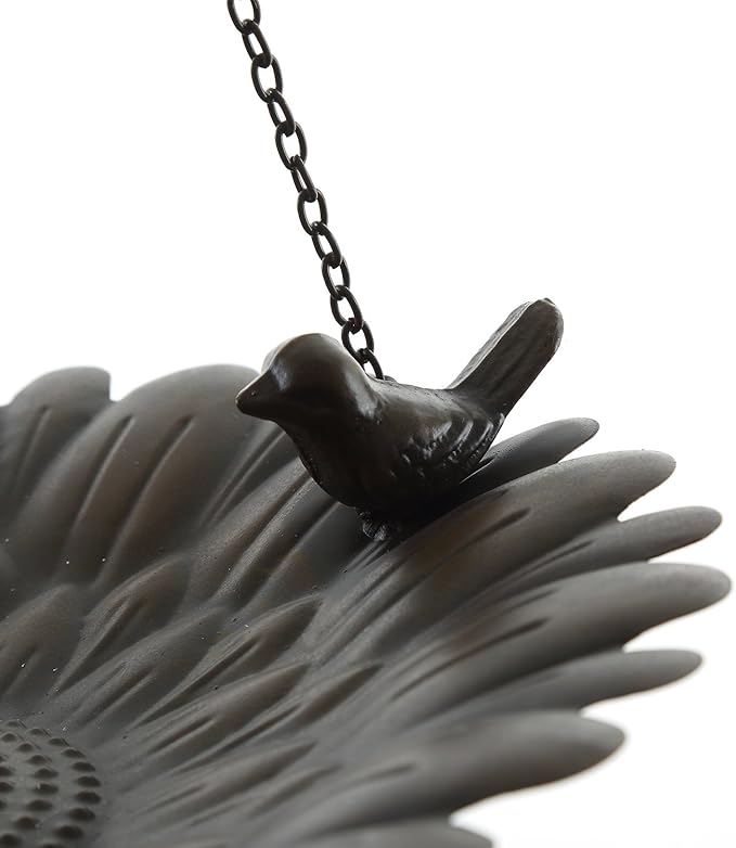 Metal Hanging Bird Feeder Tray to Attracting Bird for Outdoor Garden Decorative Birdfeeder
