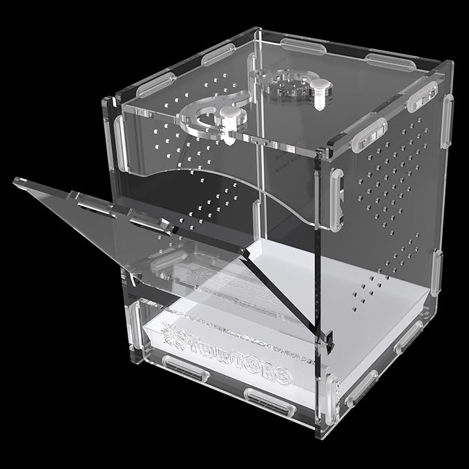 Jumping Spider Enclosure, Acrylic Insect Terrarium, Praying Mantis Habitat, Bug Enclosure, Arboreal Tarantula Enclosure Kit, Reptile Cage, Scorpion Lizard Tank