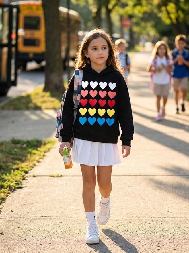 WELAKEN Sweatshirts for Girls Toddler & Kids II Little Girl's Pullover Tops Sweaters & Hoodies