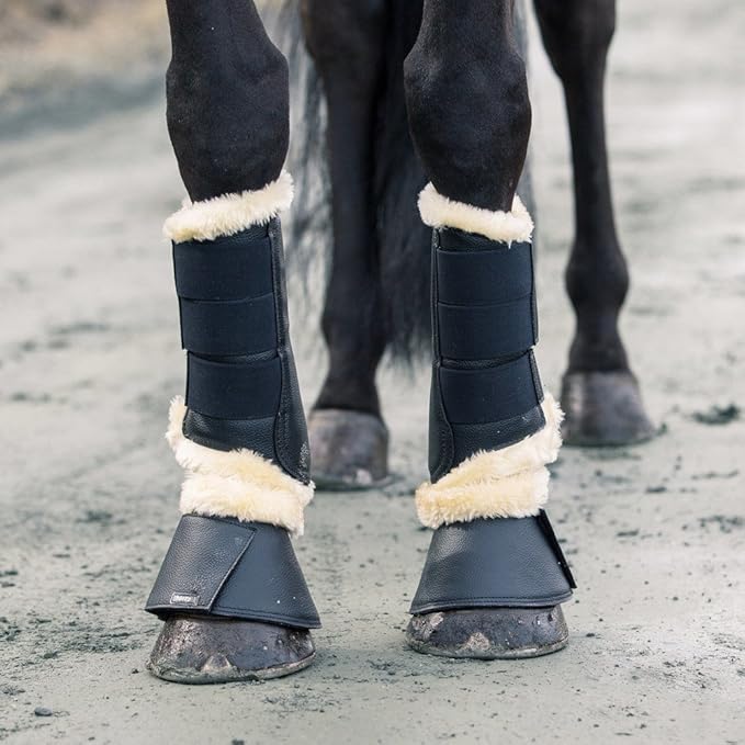 HORZE Signature Bell Boots - Black - XL