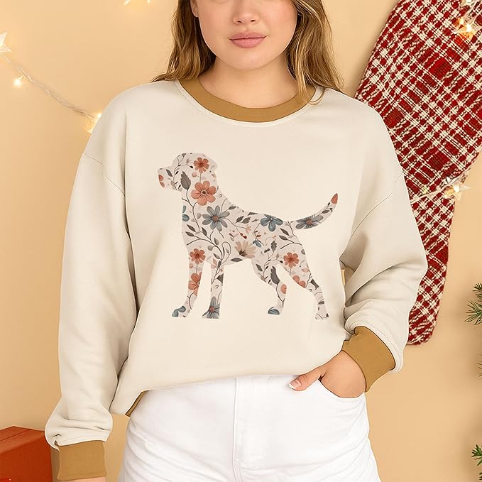 NAZENTI Personalized Dog Sweatshirt, Custom Photo Shirts, Dog Embroidered Shirt for Women, Men, Pet Lovers Gifts, Mom Gift