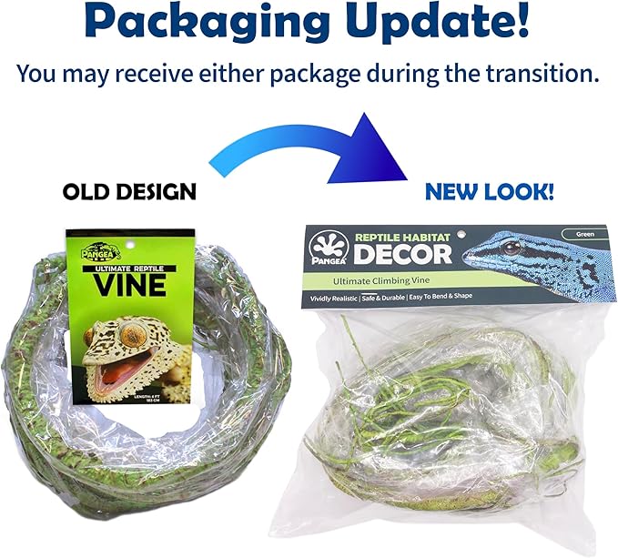 Pangea Reptile Ultimate Vine for Terrarium Habitat (Green)