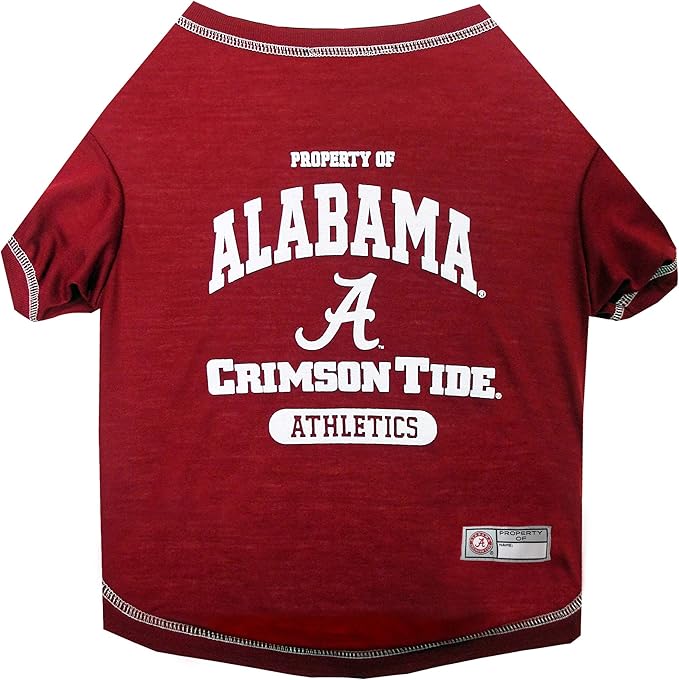 Pets First AL-4014-XS Alabama Tee Shirt, X-Small Size, Multicolor, One Size