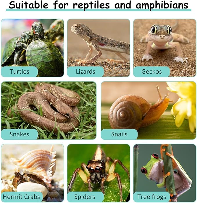 VCEPJH Loose Coconut Fiber Substrate 4 Pack Natural Coco Coir Reptile Bedding Tortoise Substrate Soil Habitat Accessories for Tarantula Snake Bearded Dragon Spiders Hermit Crabs