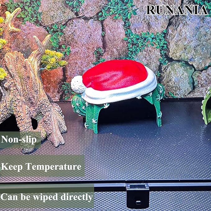 Bearded Dragon Tank Accessories, Reptile Mat Hammock Plants Bridge Jungle Climber Vines Terrarium Decorations for Bearded Dragon Lizard Snake