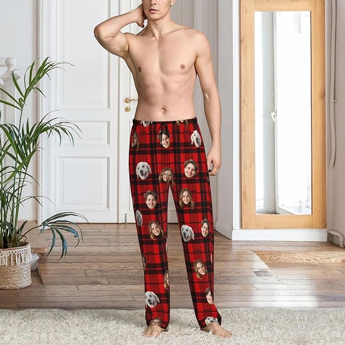 Personalized Pajama Pants For Men Women Custom Pajama Pants With Face Custom Face Pajamas Funny Customized Gifts