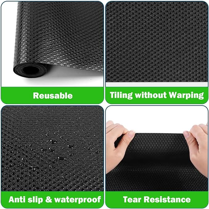 Bearded Dragon Tank Accessories, Non-Adhesive Reptile Carpet Bedding Substrate for Terrarium, Reptile Mat Terrarium Liner Tank Flooring for Leopard Gecko, Snake, Lizard and Tortoise, 18x40 in