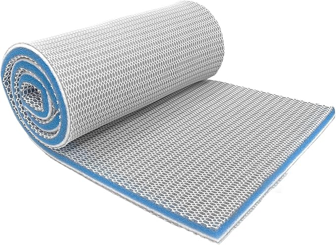Aquarium Filter Media,11.8"x15.7"- 8-Layer Filter Sponge Pad for Fish Tank and Pond,Cuttable & Washable Aquarium Filter Floss for Crystal Clear Water