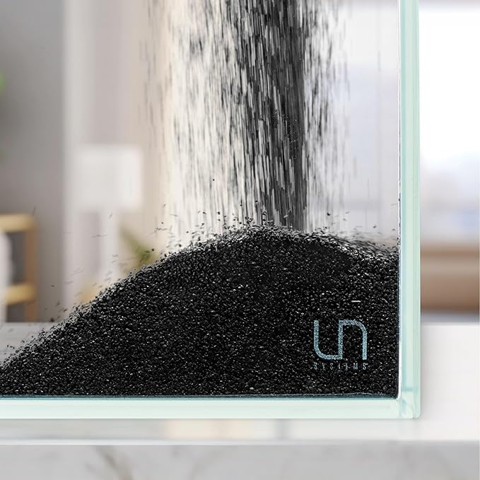 UNS Controsand - Maui, 8L - Natural Freshwater 0.4-0.9mm Black Sand for Aquascaping Planted Tanks - Aquarium, Terrarium, Paludarium Substrate for Betta, Shrimp, Fish, Jumping Spider, Turtle