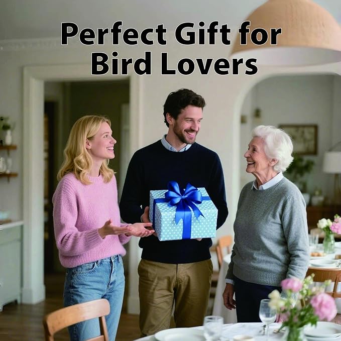 Bird Feeder with Camera Solar Powered, AI Identify Birds Species 10000+, 2.5K HD Video App Live View, Smart Bird Feeder for Outdoors Backyard, Gifts for Birdlovers Mom Dad