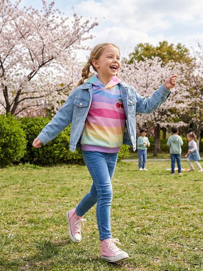 WELAKEN Sweatshirts for Girls Toddler & Kids II Little Girl's Pullover Tops Sweaters & Hoodies