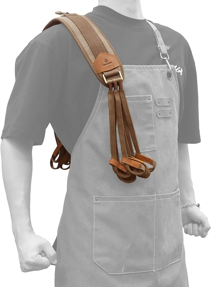 WAYNE'S DOG Canvas Duck Game Carrier - 12 Drops, Slip Noose - Bird Tote, Waterfowl & Goose Hanger, Duck Carrier Lanyard (Brown)