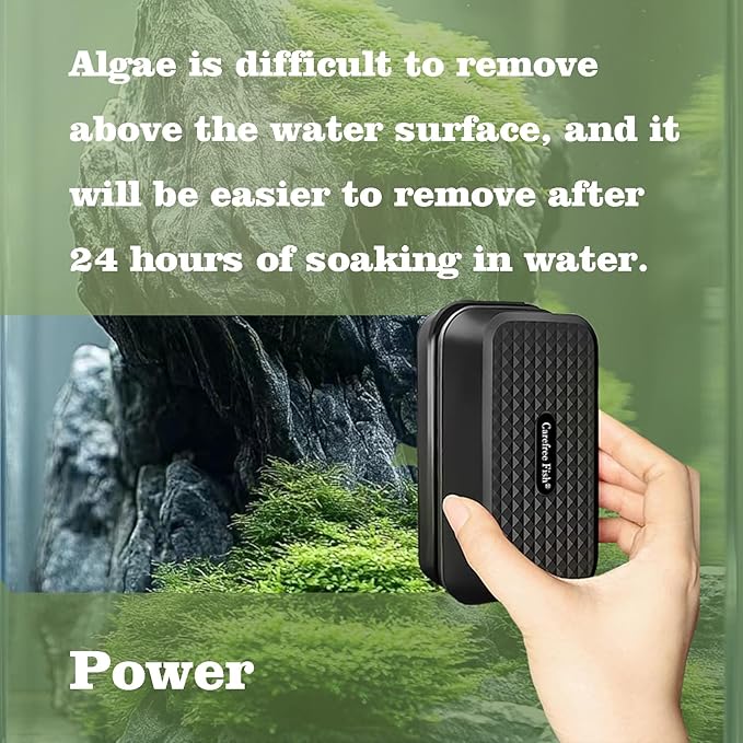 Carefree Fish Aquarium Super Strong Magnetic Cleaner for Glass Fish Tank Magnet Brush Floating