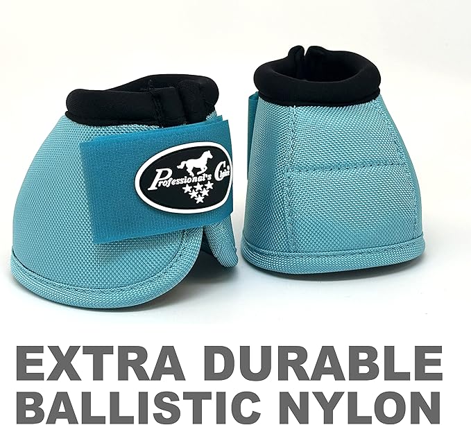 Professional's Choice Ballistic Overreach Bell Boots for Horses | Superb Protection, Durability & Comfort | Quick Wrap Hook & Loop