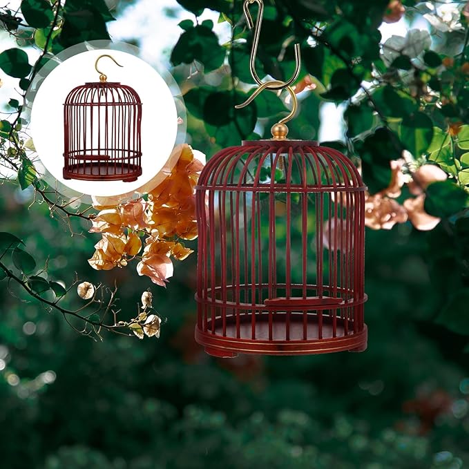 GANAZONO Pet Cage Outdoor Decorative Wooden Hamster Cage, Large Capacity, Lockable, Hanging, Safe and Secure