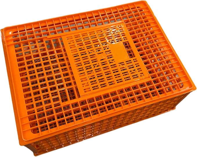 Poultry Carrier Crate Plastic Chicken Transport Crate Carrier Cage for Poultry Chicken Bird Duck