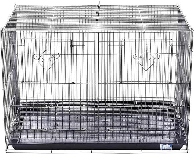 Maykoosh Renaissance Revival Flight Bird Cage with Castle-Inspired Design, Spacious Interior, Durable Construction, and Ample Room for Birds to Fly, Play