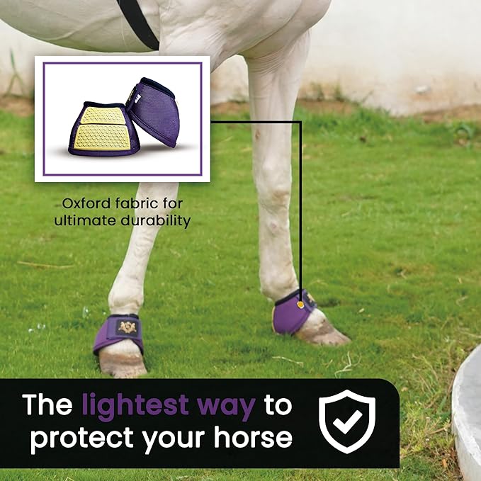 Bell Boots | Prevent Horses from Injury | Professional Bell Boots for Horses with Superb Protection, Durability, Comfort, Relaxable & Lightweight | Easily Remove mud & dust